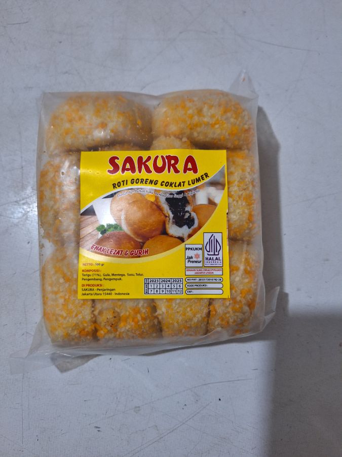 SAKURA ROTI GORENG COKLAT 10s