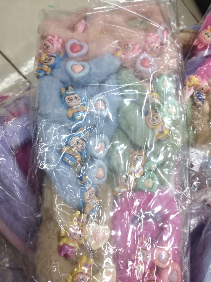 Ikat rambut labubu isi 6