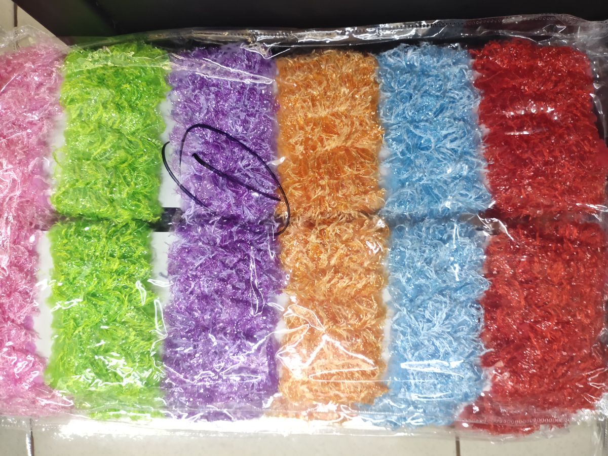 Ikat rambut renda isi 12