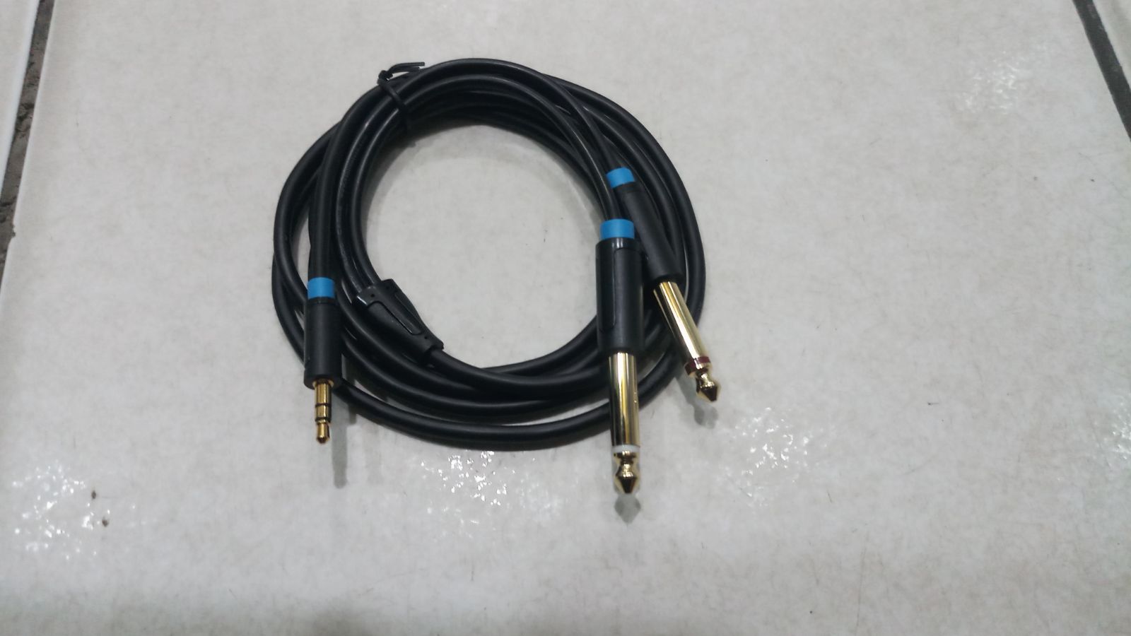vention kabel aux audio splitter 3,5mm male to 2 x 6,5 mm male 1,5m