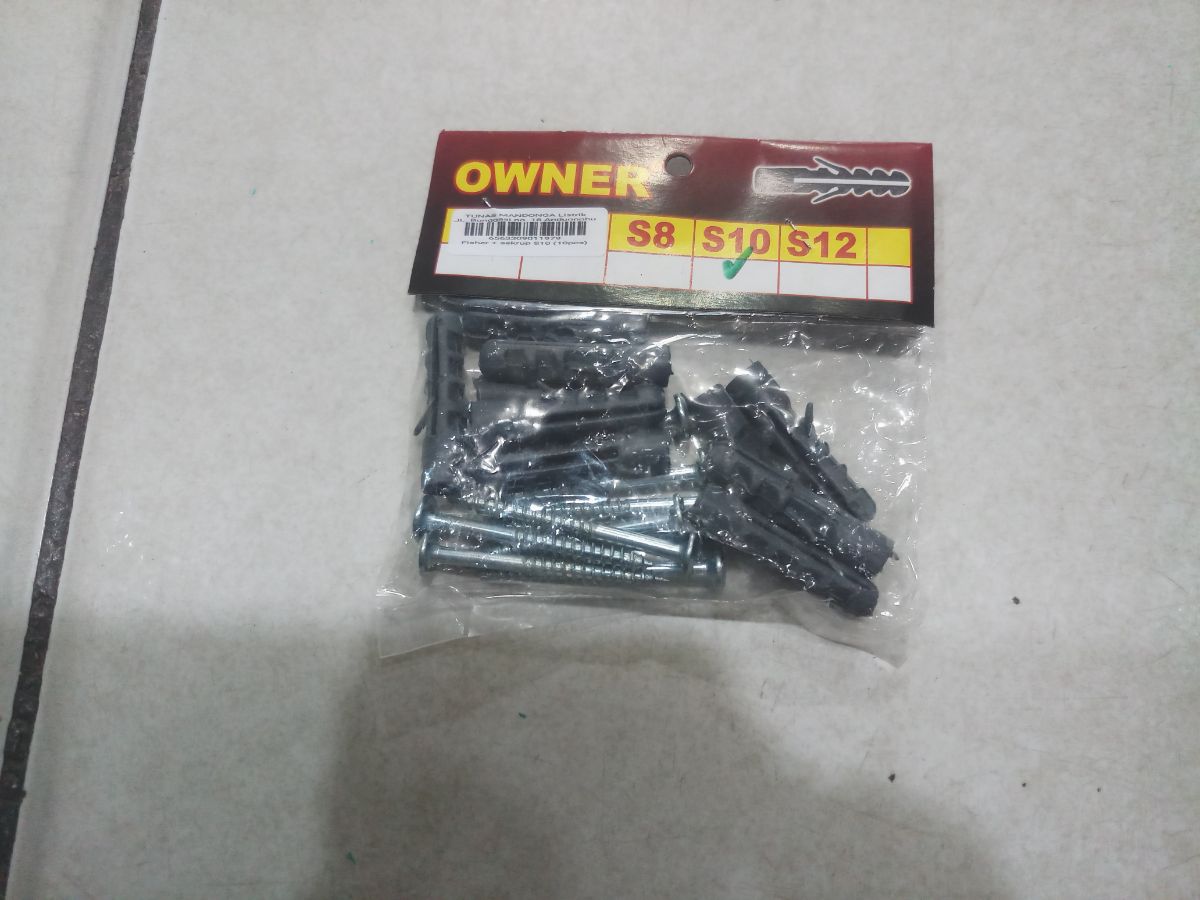 Fisher + sekrup S10 (10pcs) owner