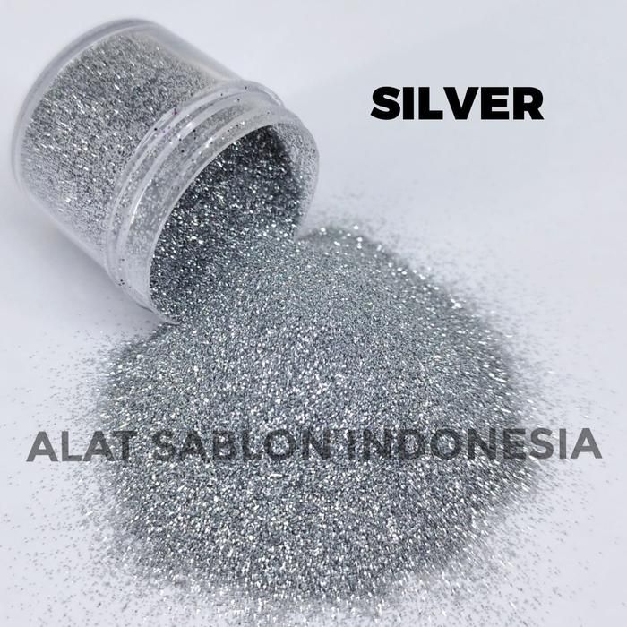 GLITER BIRU SILVER