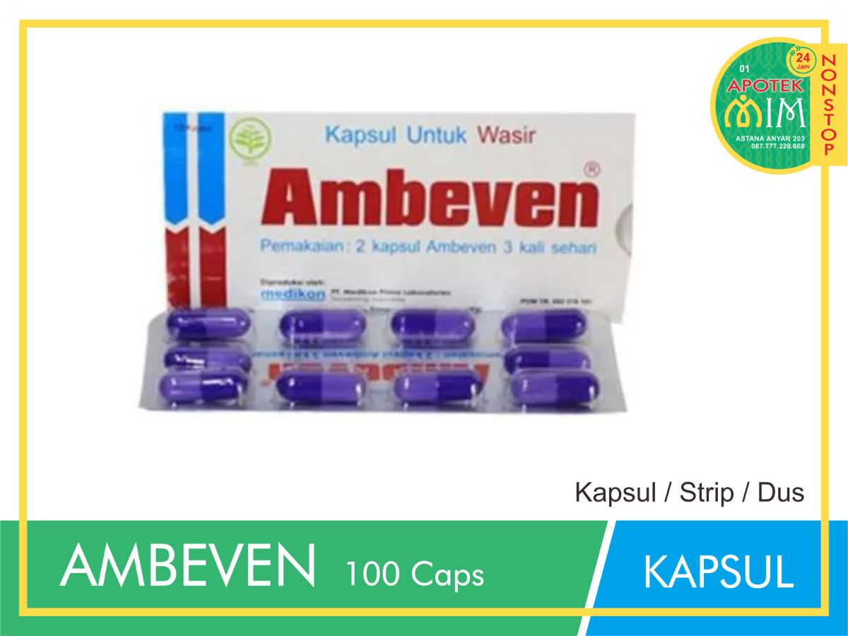 Ambeven 100 Kapsul 