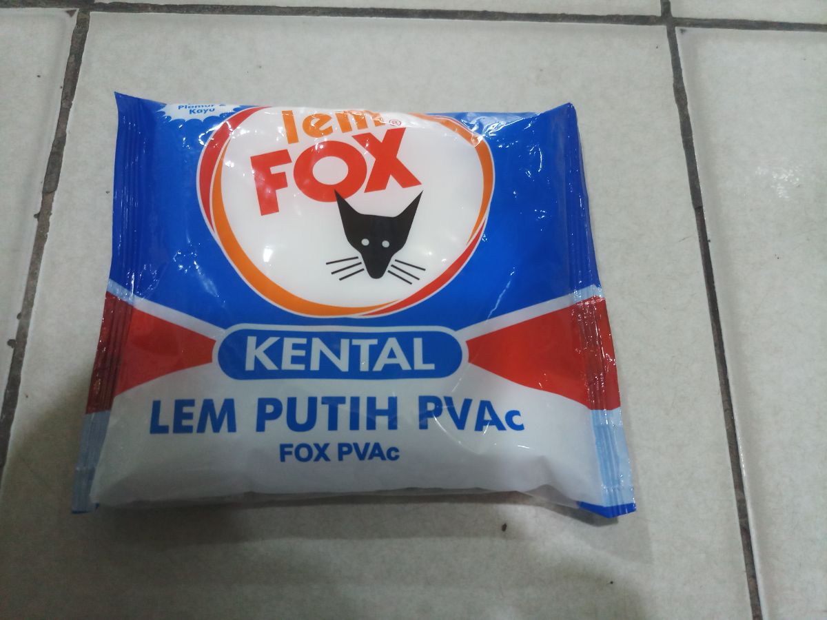Lem FOX PVAC kantong biru 600g