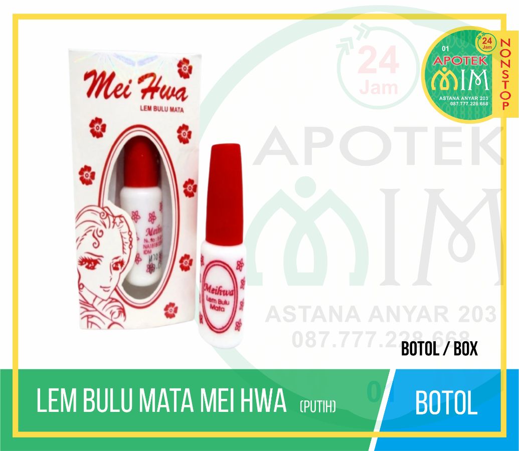 Lem Bulu Mata Mei Hwa (Putih)