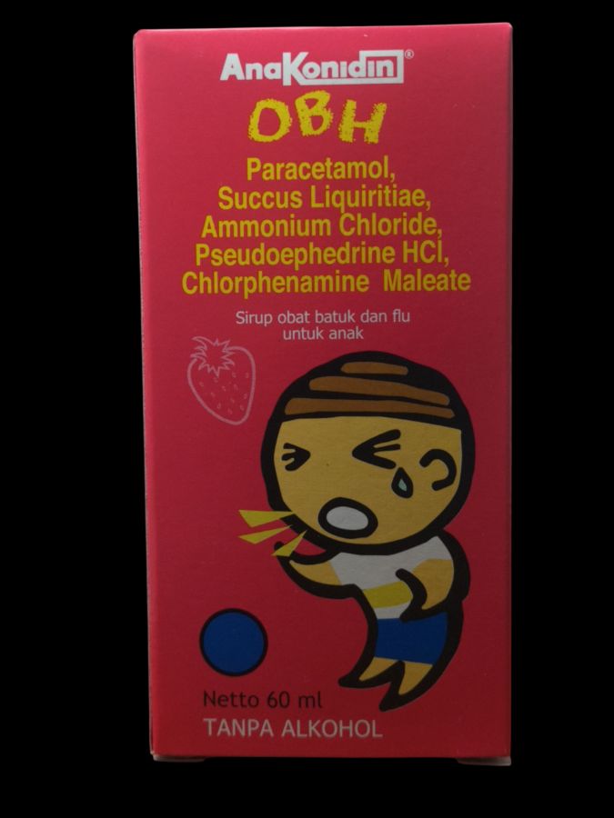 Ana konidin OBH Syrup (Strawberry) 60 ml
