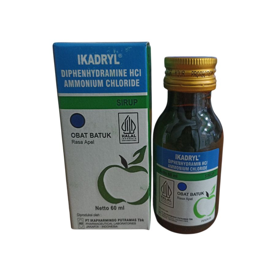 Ikadryl Syrup (Apel) 60 ml