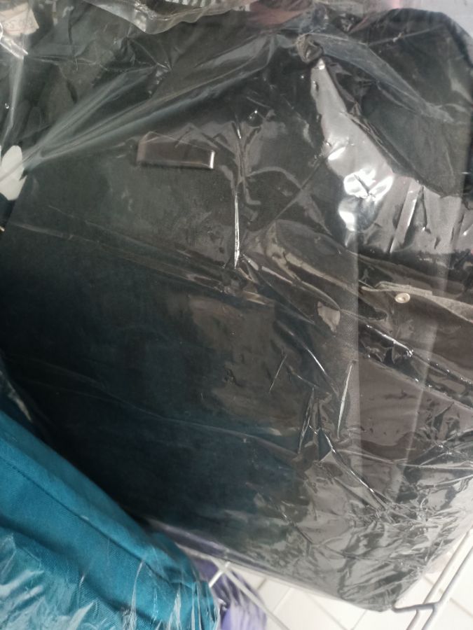 TAS WANITA RANSEL HITAM POLOS