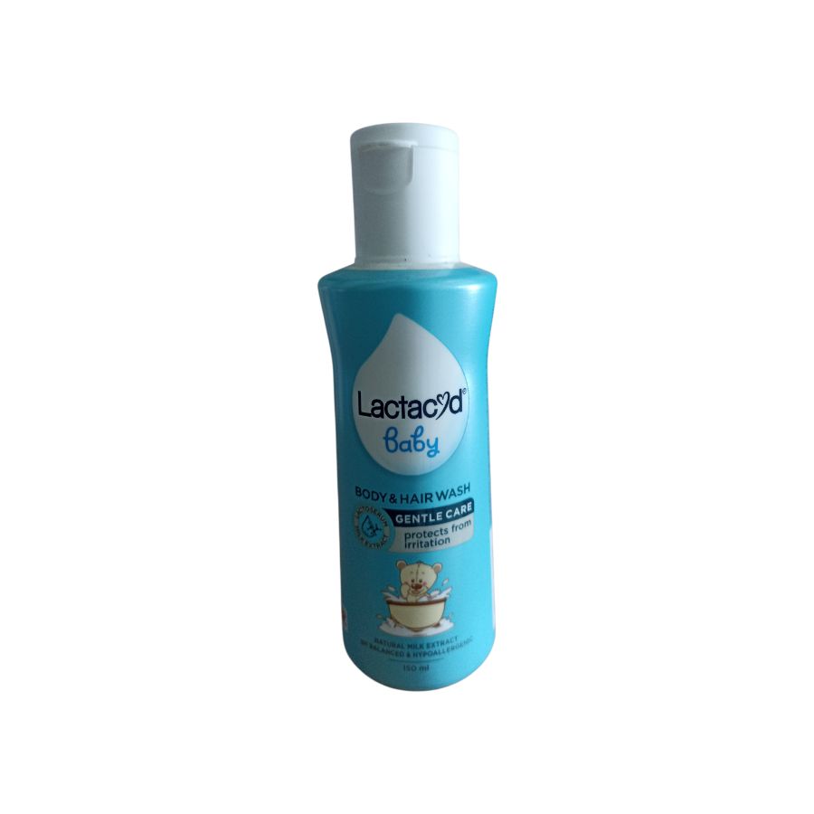 lactacid baby body & hair wash 150 ml