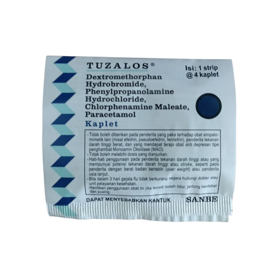 Tuzalos dextromethorphan caplet 15mg