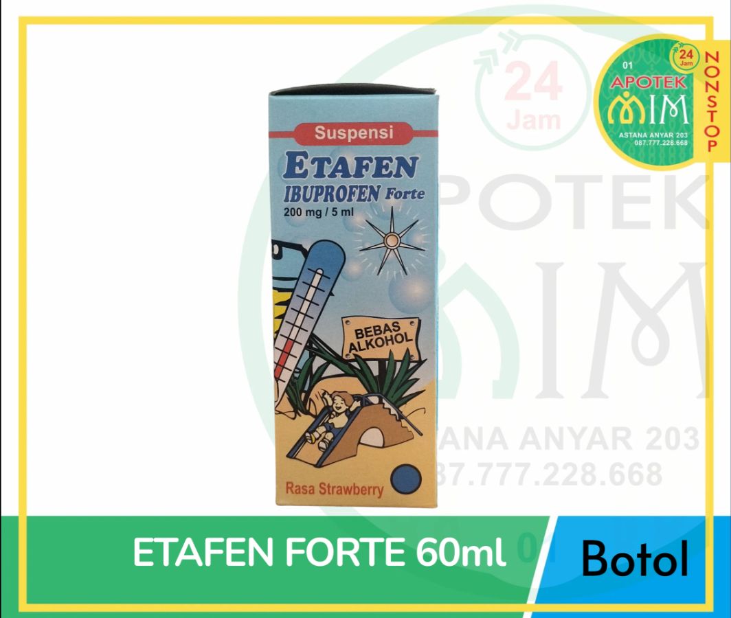 Etafen ibuprofen forte Suspensi 200 mg/5 ml 60ml