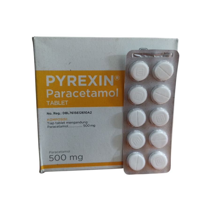 Pyrexin (Paracetamol)500mg (mepro)