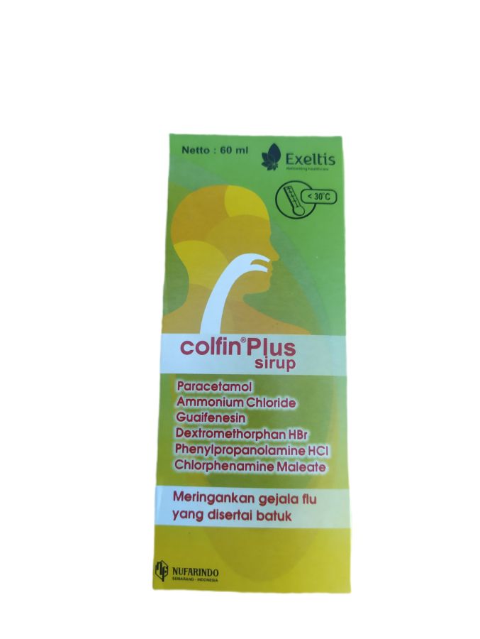 Colfin plus syrup (Nufarindo) 60 ml