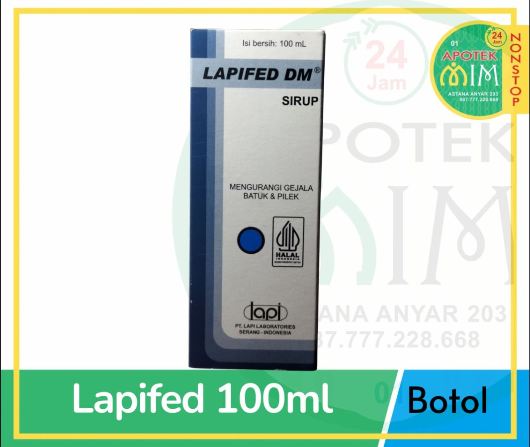 Lapifed dm sirup 100ml (lapi)