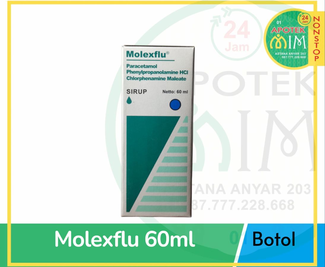 Molexflu paracetamol syr 60ml 