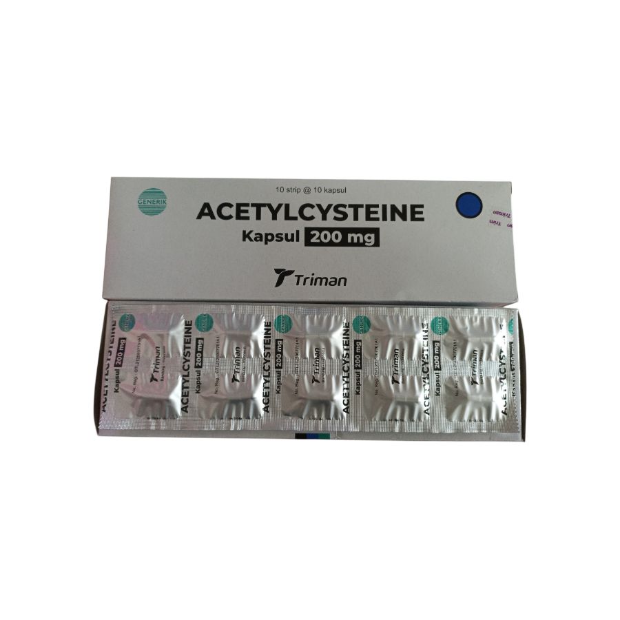 Acetylcysteine kapsul 200mg (triman)
