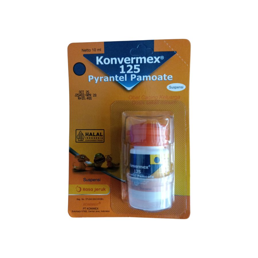 Konvermex 125 pyrantel pamoate 
