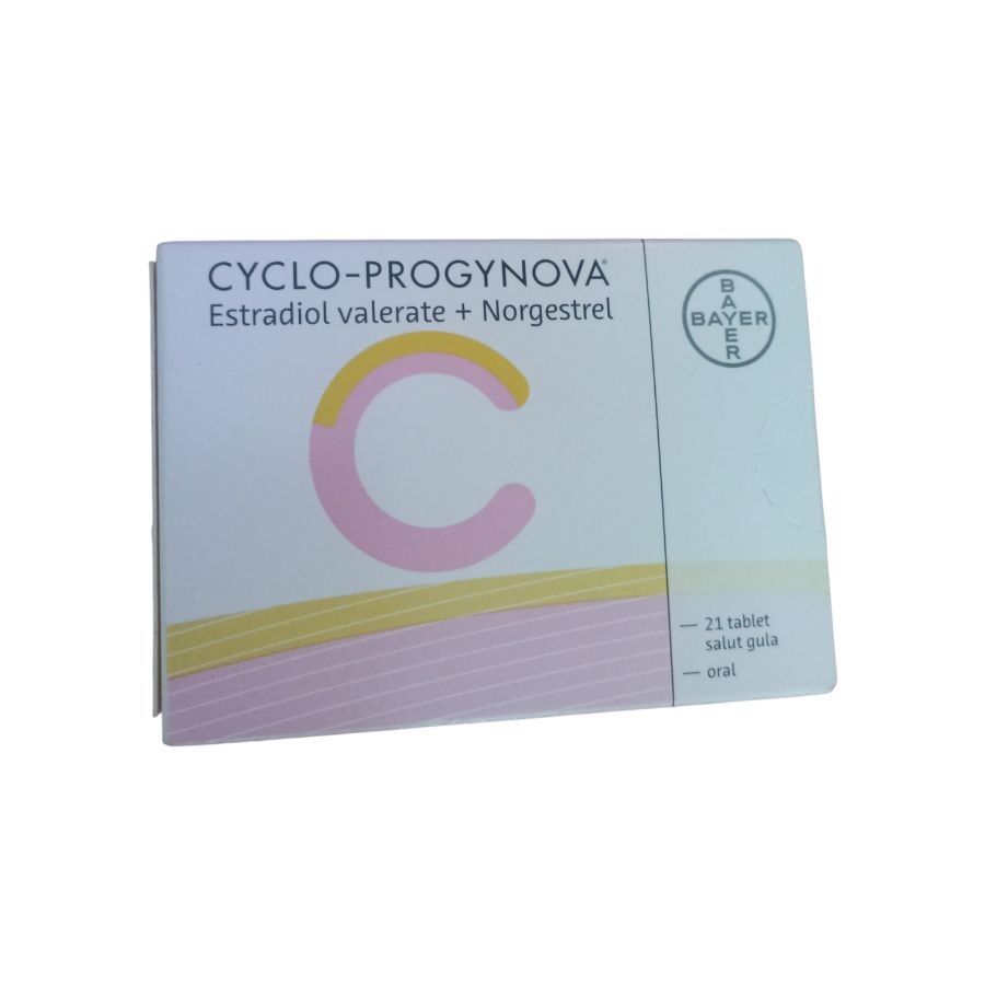 Cyclo-Progynova estradiol + norgestrel 21 tab