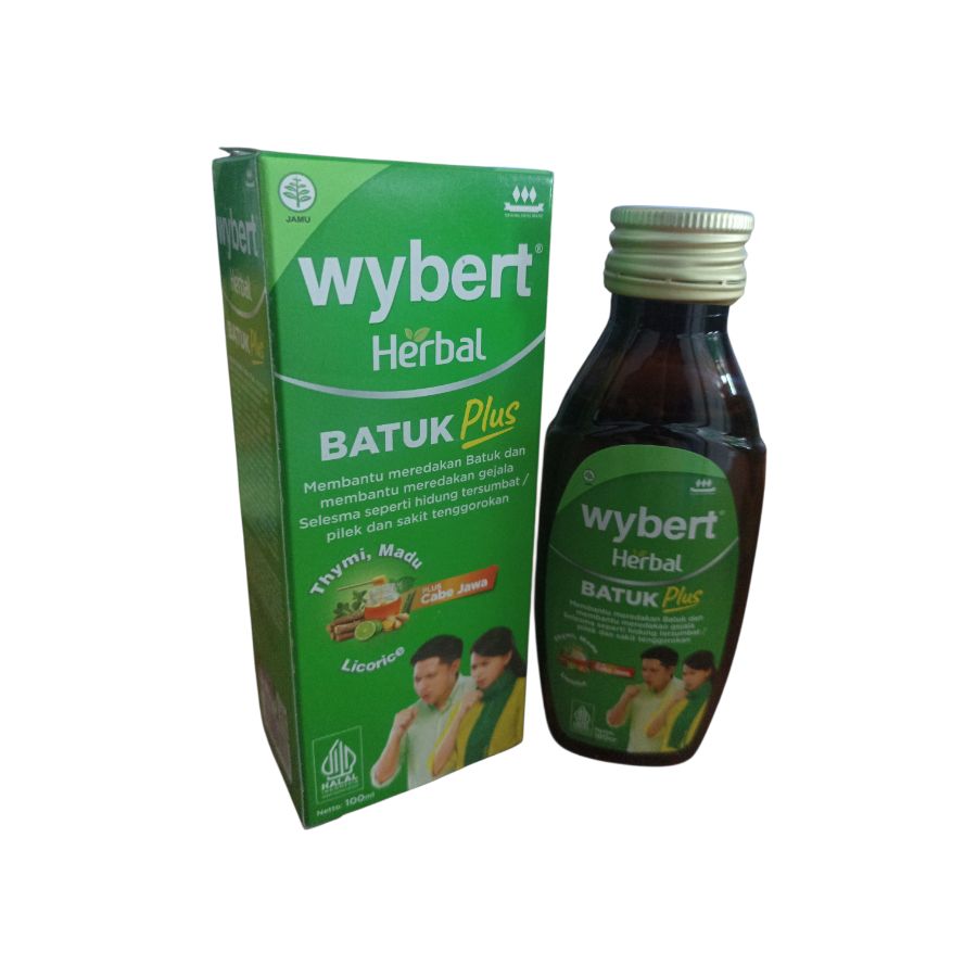 Wybert Herbal batuk plus 100ml