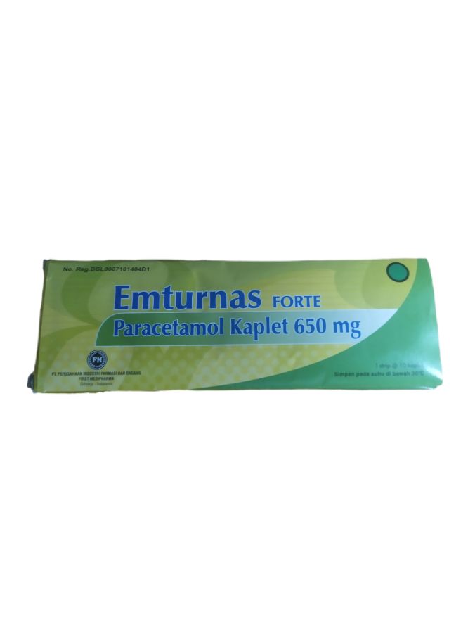 emturnas forte paracetamol 650 mg