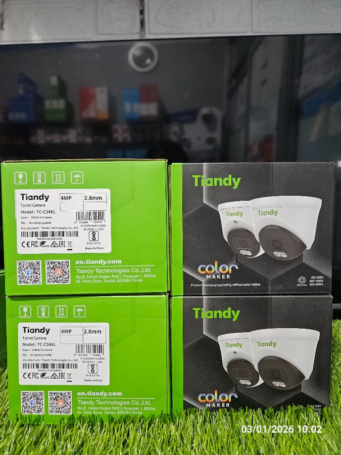 IP CAM TIANDY C34XL 4MP COLOR MAKER INDOOR
