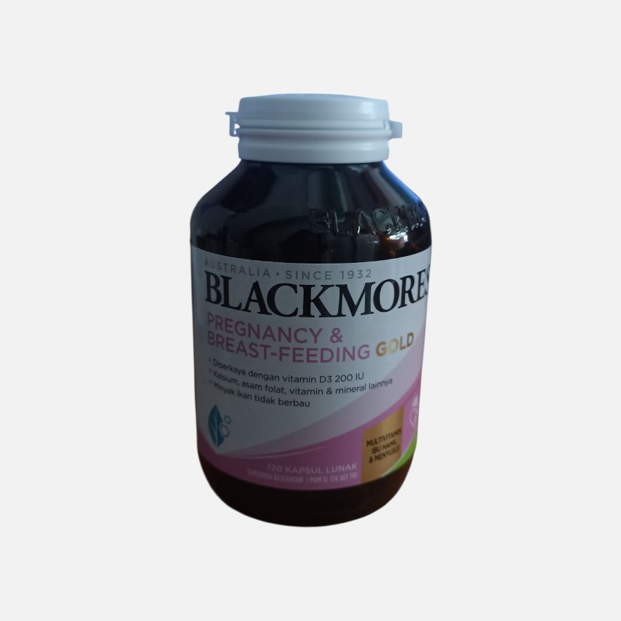 Blackmores Pregnanancy & Breast Feeding Gold 120 kapsul
