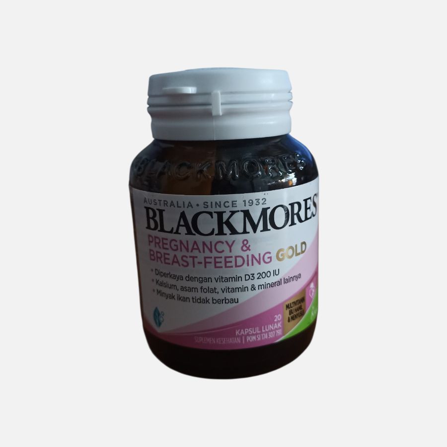 Blackmores Pregnancy & Breast Feeding Gold 20 kapsul