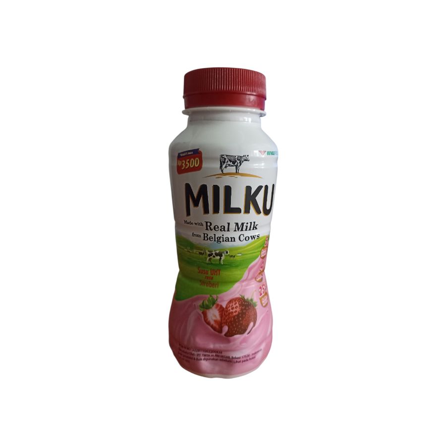 Milku Susu rasa stroberi 200ml