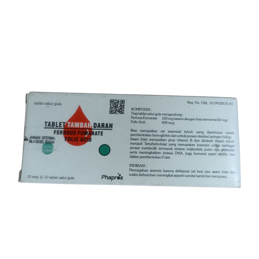 Ferrous Fumarate Folic Acid (Phapros)