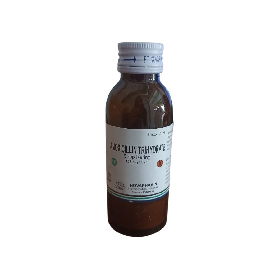 Amoxicillin Trihydrate 125mg/5ml (Nova)