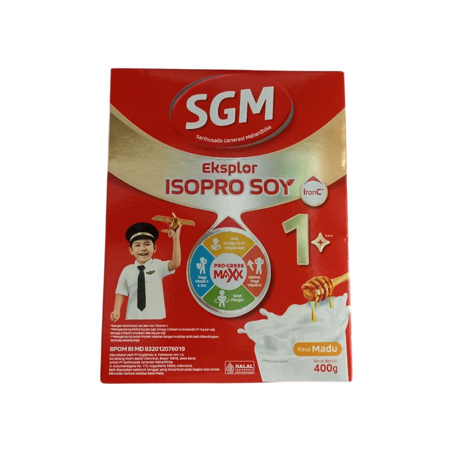 SGM Eksplor Isopro Soy 1+ rasa Madu 400g