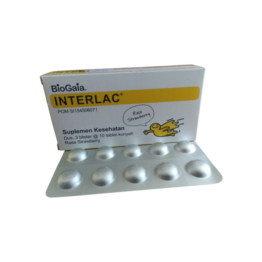 Interlac Biogaia Rasa Strawberry