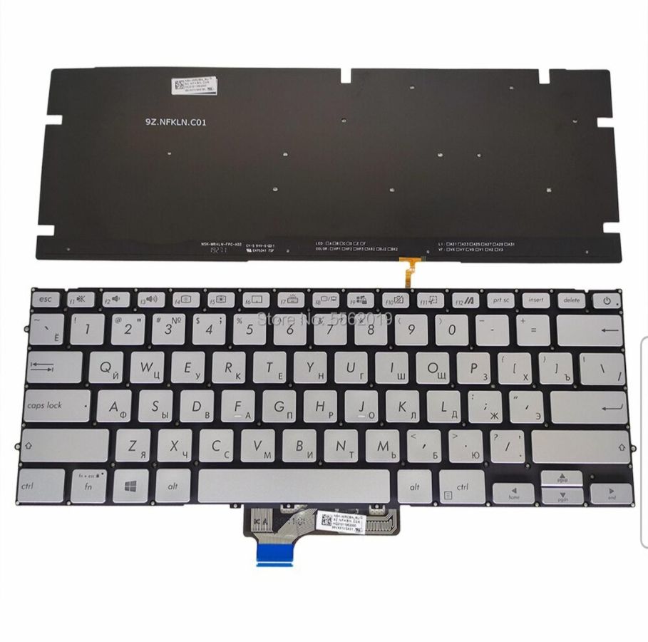 KEYBOARD ASUS ZENBOOK UM431D SILVER+BL
