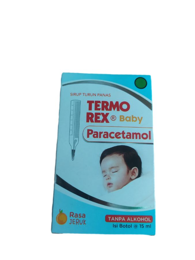 Termo Rex Baby Paracetamol rasa jeruk 15ml