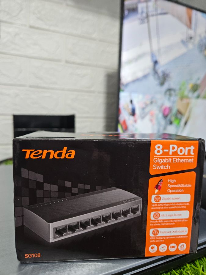 SWITCH HUB GIGABIT TENDA SG108 8PORT