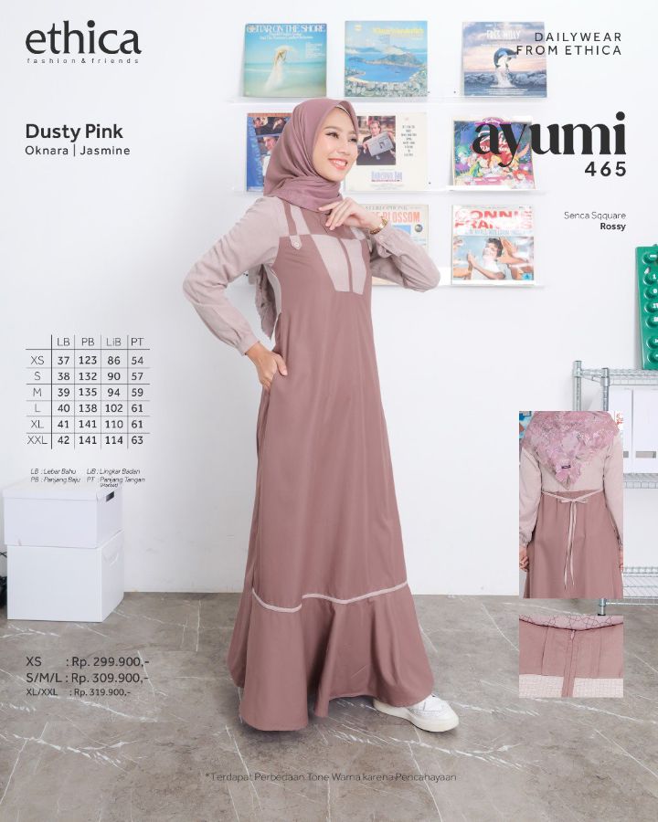 Ayumi 465 dusty pink S