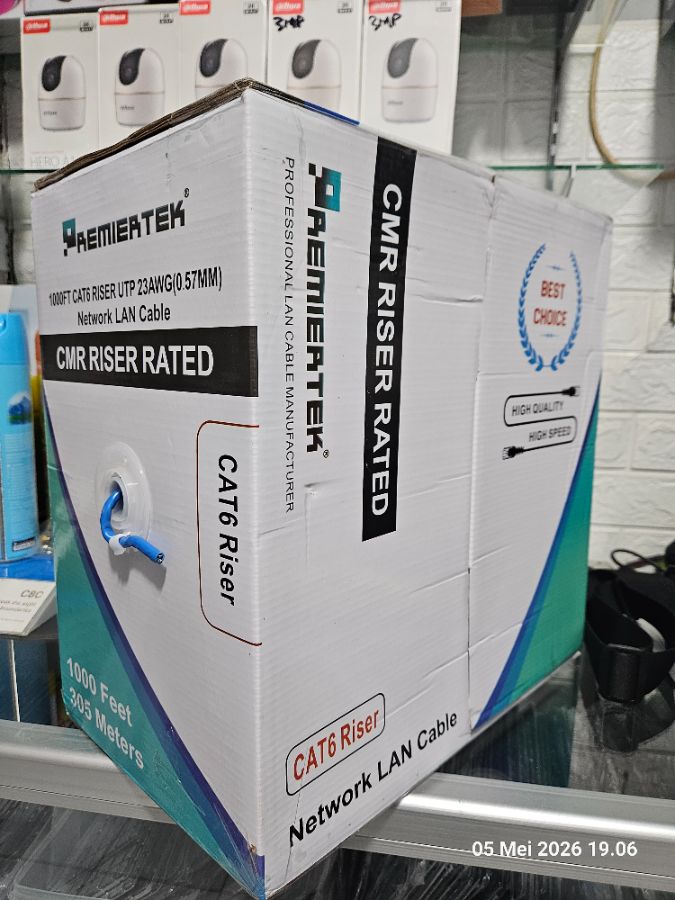 KABEL PREMIERTEK UTP CAT6 305M BIRU