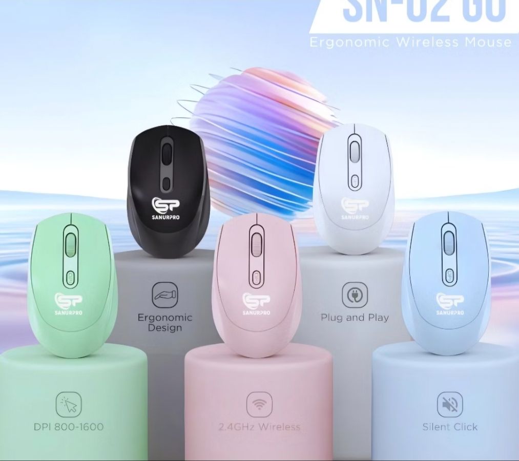 MOUSE WIRELESS SANURPRO SN-02 GO