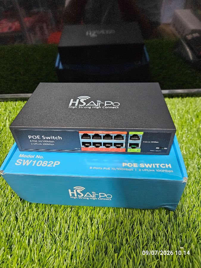 HSAIRPO POE SW1082P 8+2 UPLINK