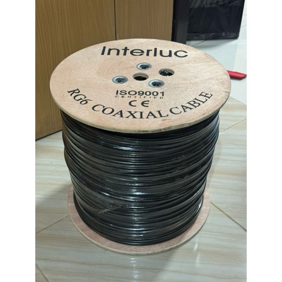 KABEL RG6+2C INTERLUC 300M
