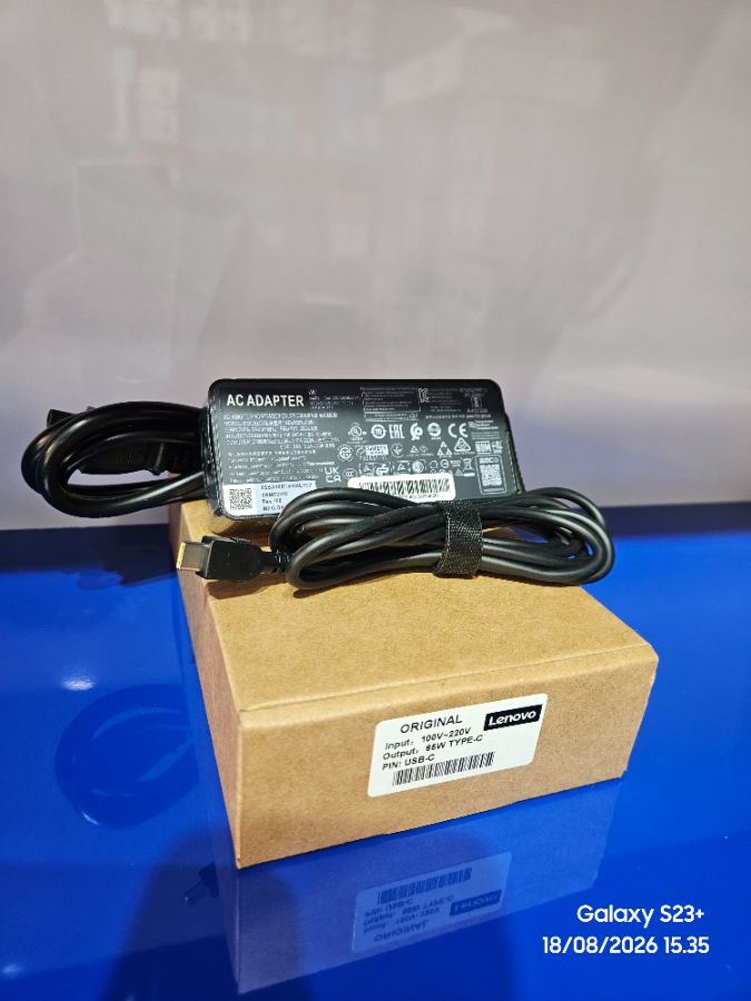 ADAPTOR LENOVO TYPE-C 65W HOLOGRAM+KABEL 
