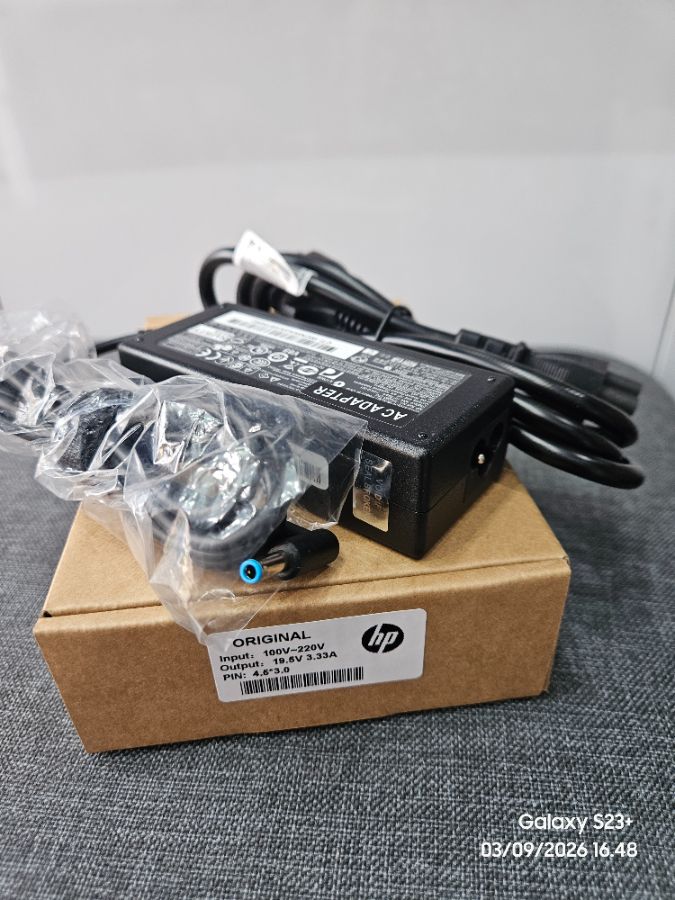 ADAPTOR HP 19.5V 3.33A PIN 4.5*3.0 HOLOGRAM