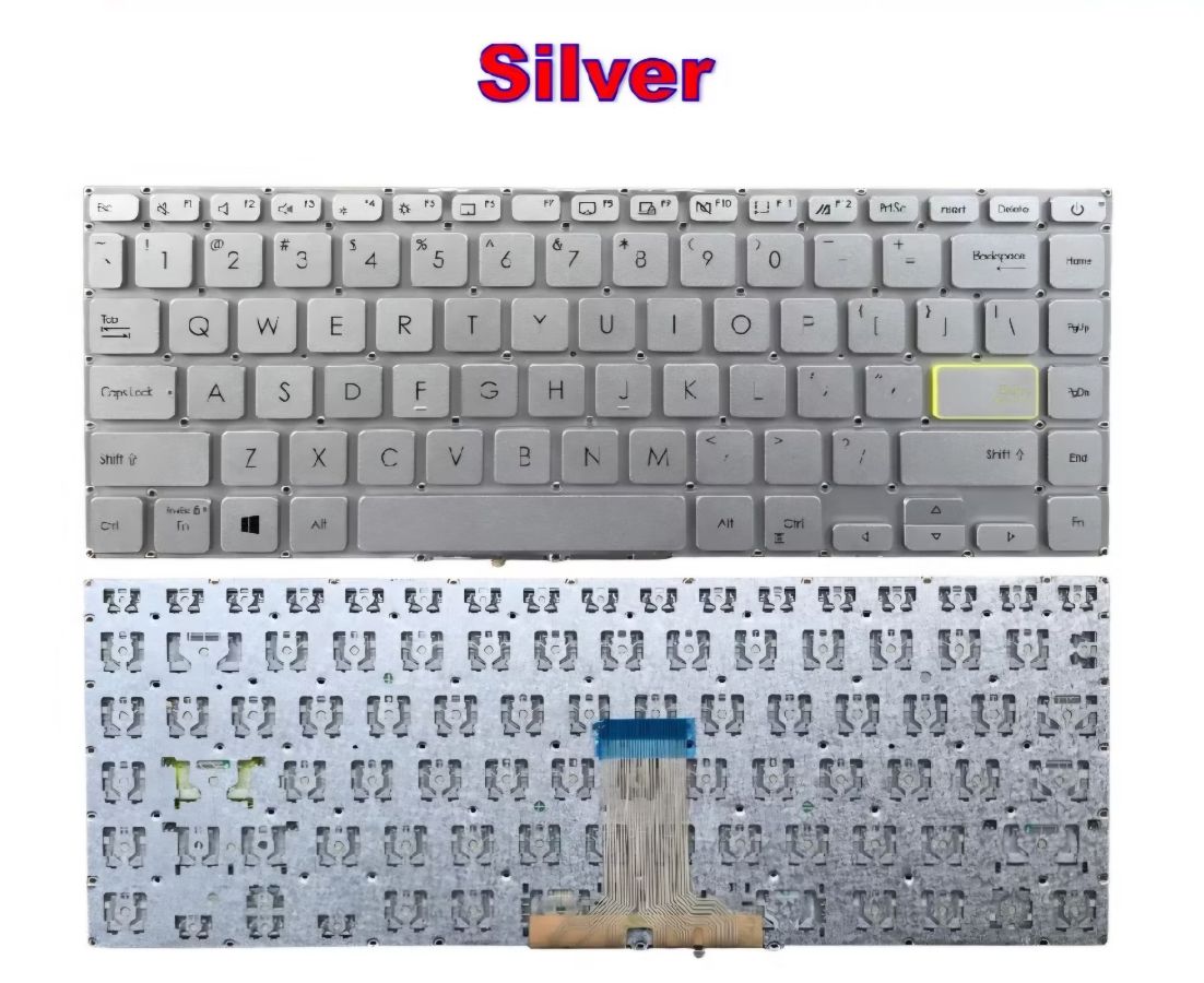 KEYBOARD ASUS E410M SILVER