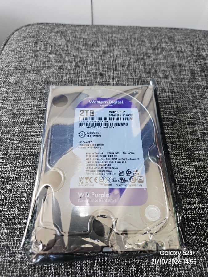 HDD WD PURPLE 2TB RF (6 BLN)