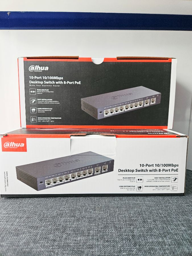 SWITCH PoE DAHUA S3010-ET-60 8+2