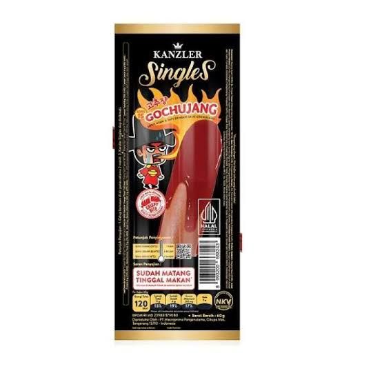 KANZLER SOSIS SINGLES GOCHUJANG 60GR