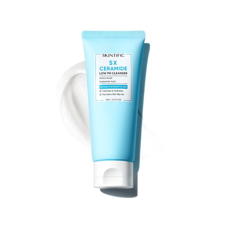 SKINTIFIC - 5X Ceramide Low pH Cleanser 80ml Facial Wash Cleanser