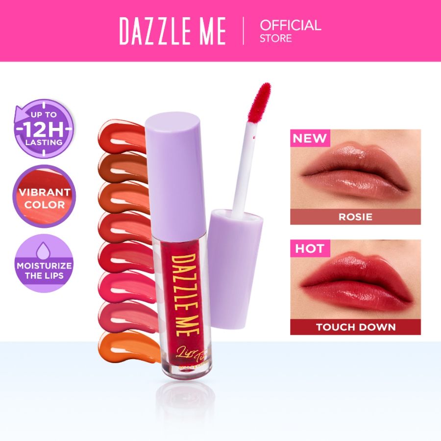 DAZZLE ME Ink-Licious Lip Tint BPOM Mattedorable Long Lasting