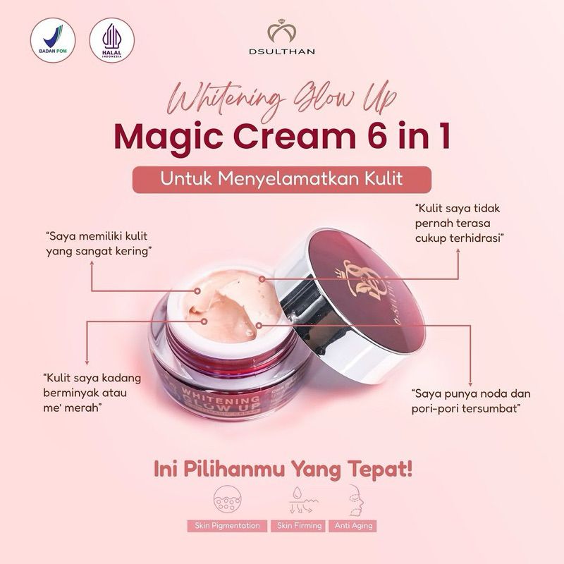 DSULTHAN Whitening Glow Up Magic Cream 6in1