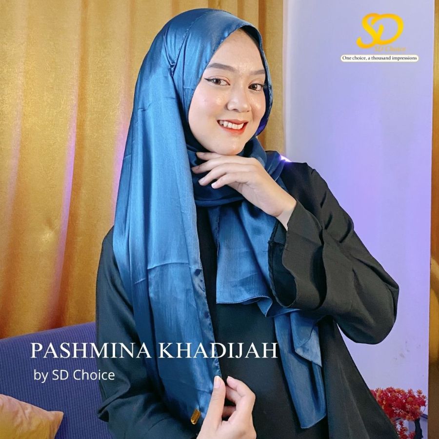 SD Choice Pashmina Khadijah Pashmina Credenza Silk Premium